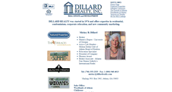 Desktop Screenshot of dillardrealty.com